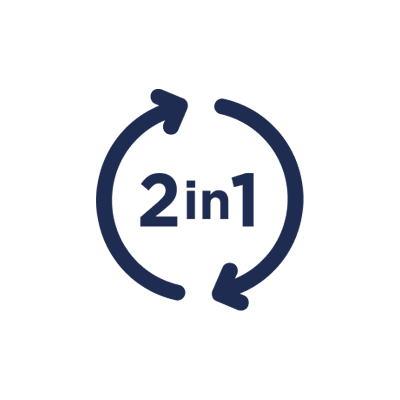 핸디형, 스틱형 2 in 1 디자인